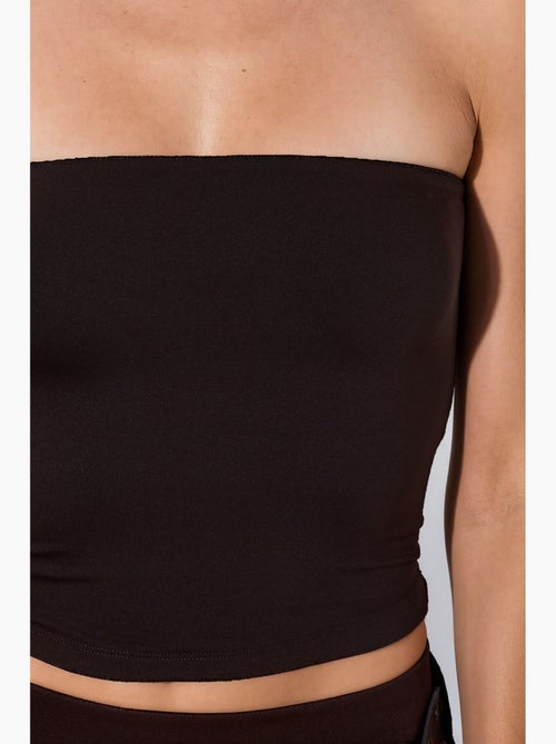Korte bandeau top busem - Kiabi