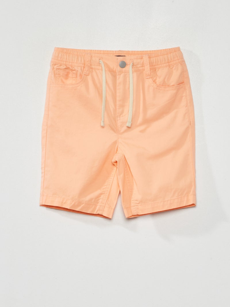 Korte bermuda ORANJE - Kiabi