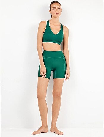 Korte biker-stijl legging