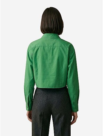 Korte bloes van katoenpopeline my fashion
