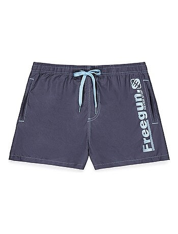 Korte boardshorts voor jongens met een semi-elastische tailleband.