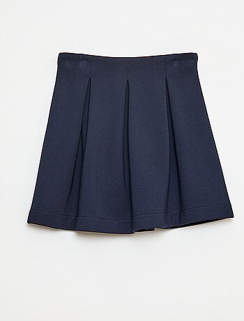 Korte, effen plooirok