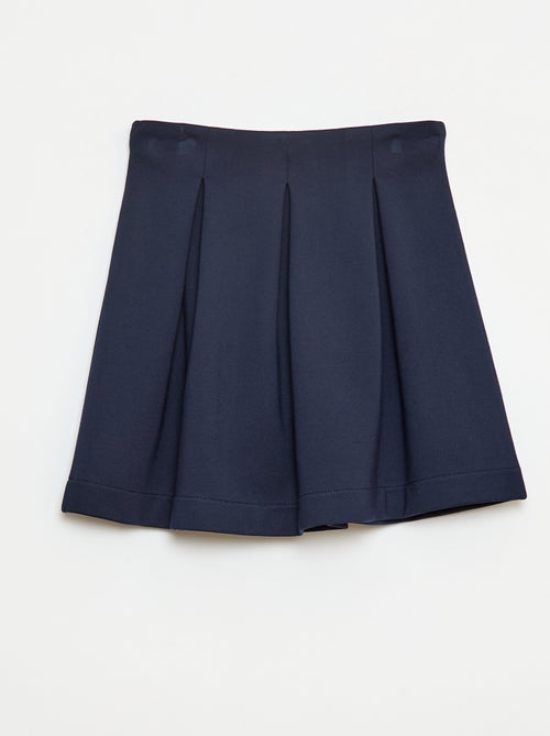 Korte, effen plooirok - Kiabi