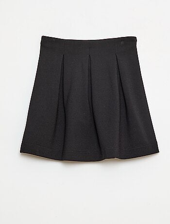 Korte, effen plooirok