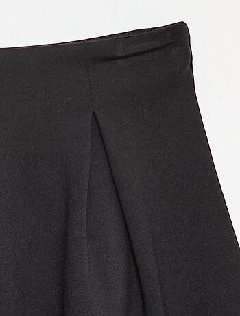 Korte, effen plooirok