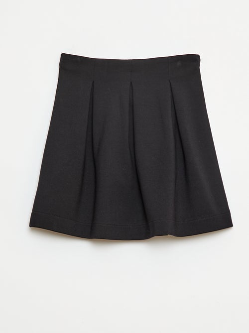 Korte, effen plooirok - Kiabi