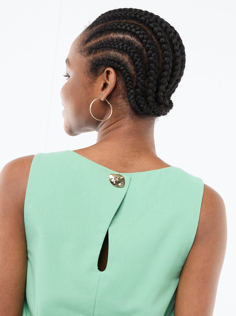 Korte feestjurk Groen - Kiabi