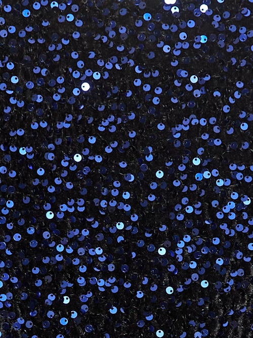 Korte fluwelen jurk met lovertjes - Kiabi