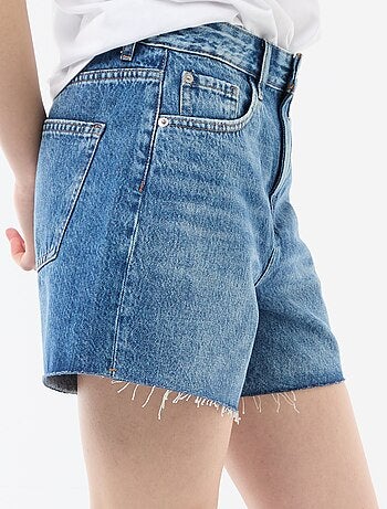 Korte high waist denim short