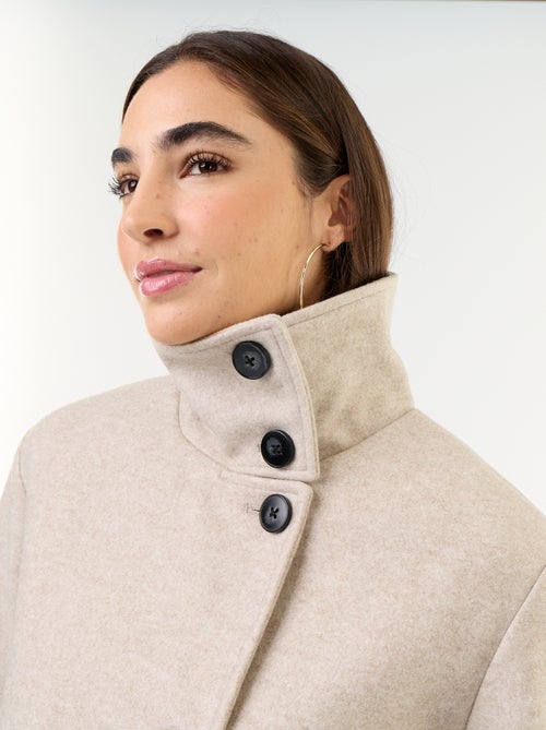 Korte jas met wollook - Kiabi