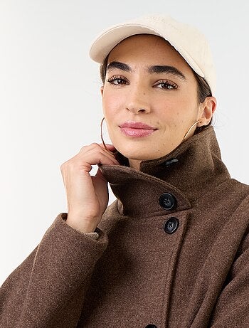 Korte jas met wollook
