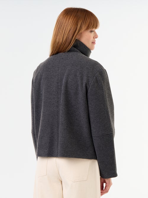 Korte jas met wollook - Kiabi