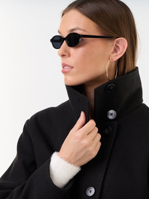 Korte jas met wollook - Kiabi