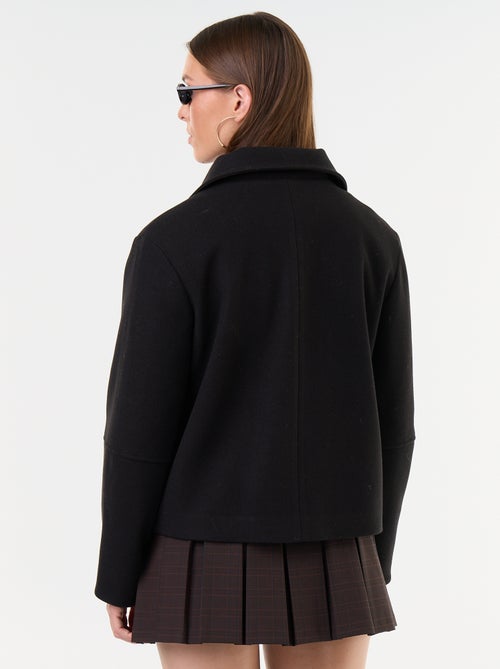 Korte jas met wollook - Kiabi