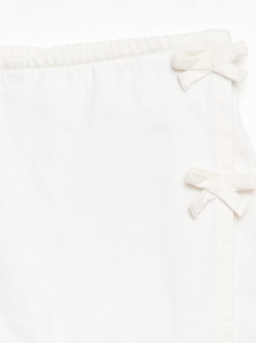 Korte jeans rok-short met knopen - Kiabi