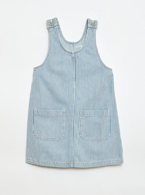 Korte jeans tuinbroekjurk - Kiabi