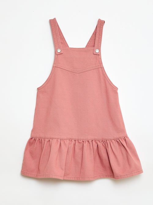 Korte jeans tuinbroekjurk - Kiabi