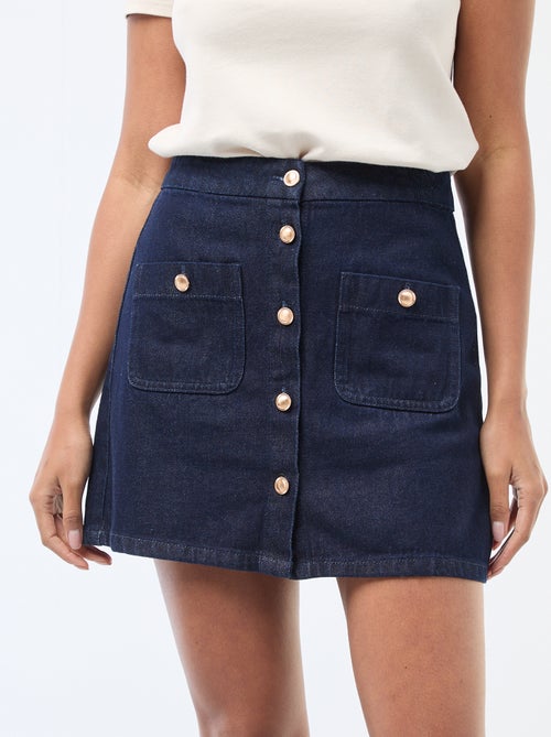 Korte jeansrok - Kiabi