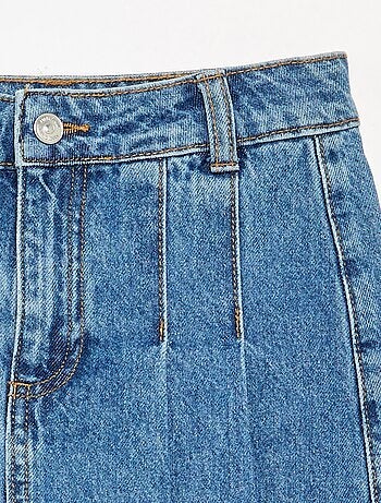 Korte jumpshort van spijkerstof