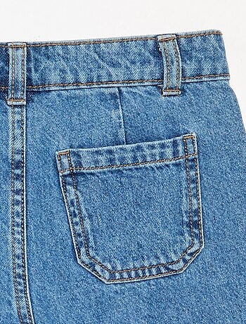 Korte jumpshort van spijkerstof