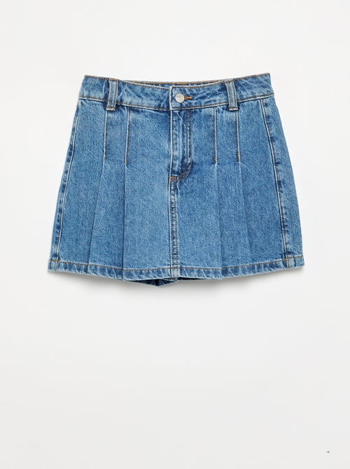 Korte jumpshort van spijkerstof - Kiabi