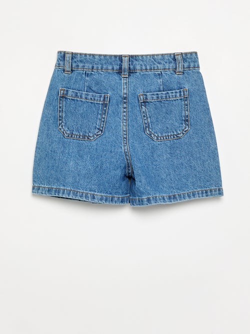 Korte jumpshort van spijkerstof - Kiabi