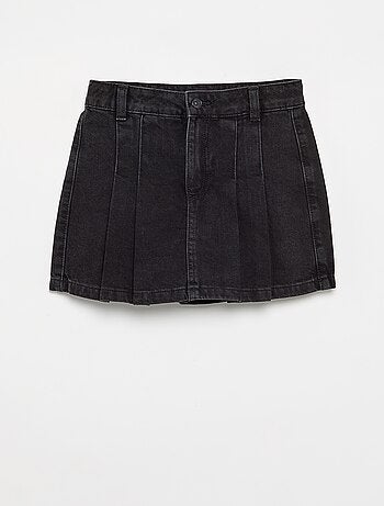 Korte jumpshort van spijkerstof