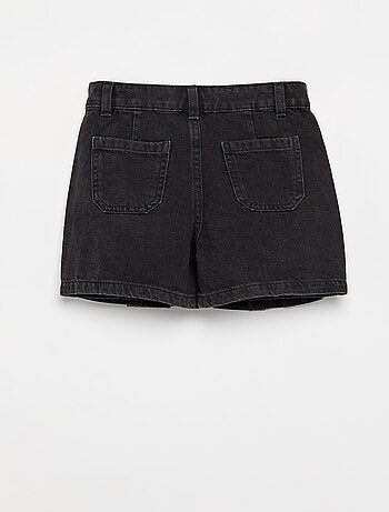 Korte jumpshort van spijkerstof