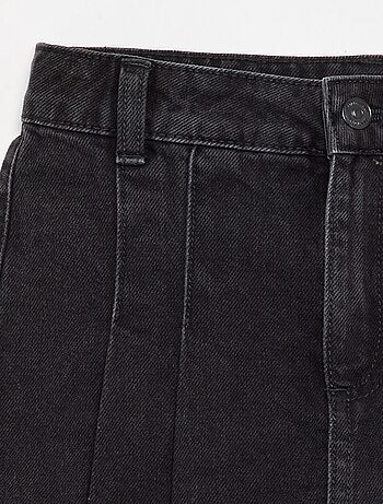 Korte jumpshort van spijkerstof