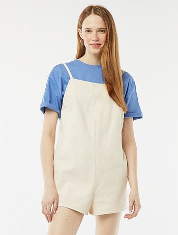 Korte jumpsuit met blote rug