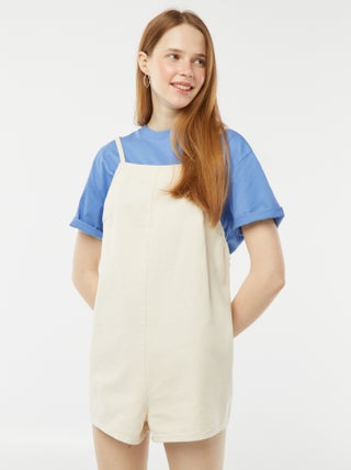 Korte jumpsuit met blote rug