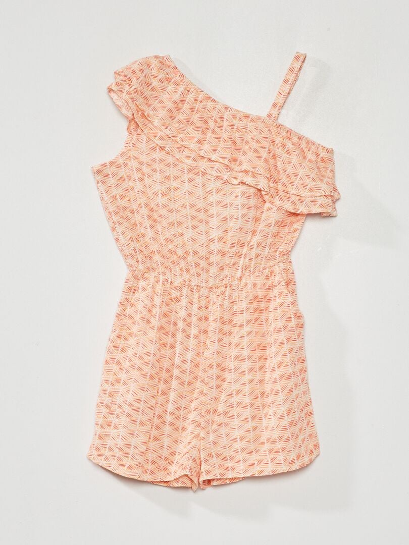 Korte jumpsuit met print WIT Kiabi 15.00€