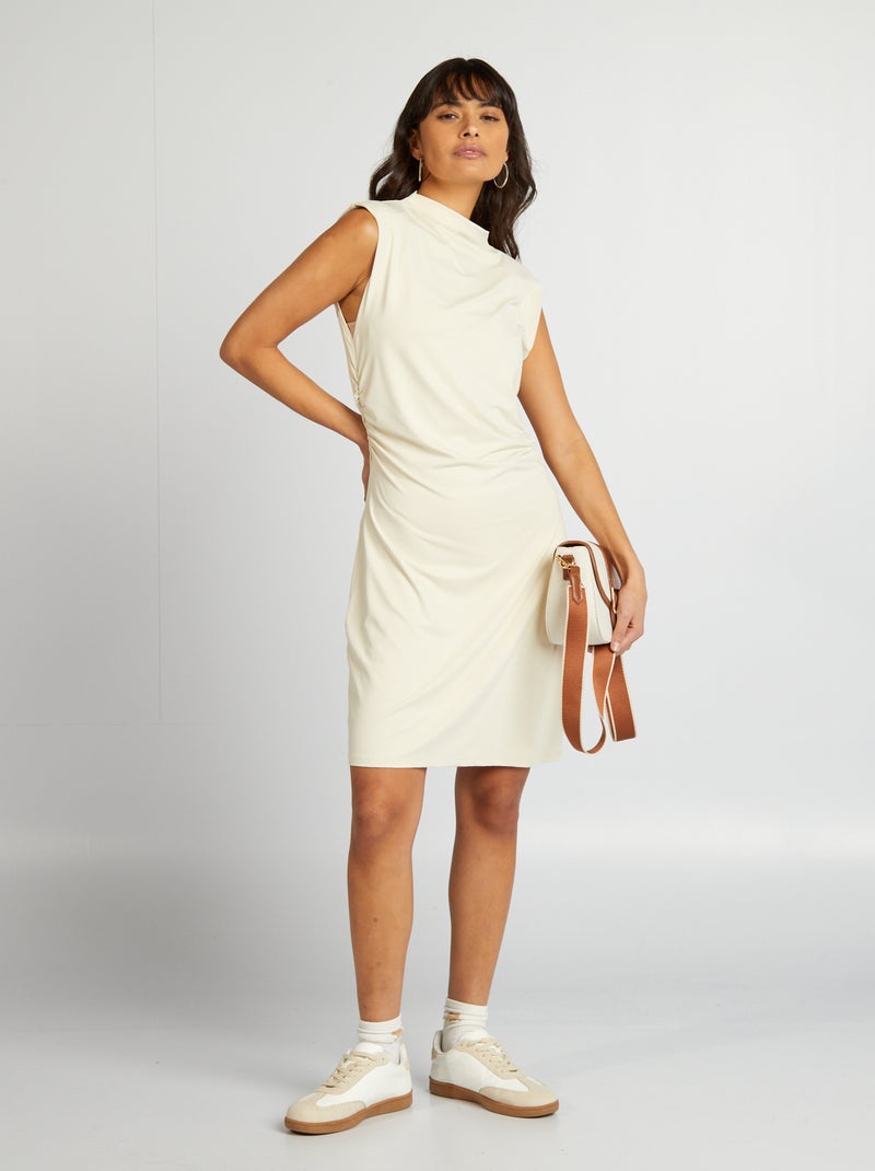 Breezy Lane Dames Mouwloze Cardigan Geribbeld Open Voorkant Gedrapeerd Duster Vest Lange Trui Jas met Zakken, Lichtgrijs, M Breezy Lane Dames Mouwloze Cardigan Geribbeld Open Voorkant Gedrapeerd Duster Vest Lange Trui Jas met Zakken, Lichtgrijs, M