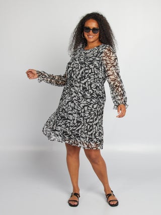 Korte jurk met print 'Vero Moda Curve'