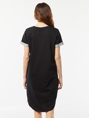 Korte jurk van joggingstof 'JDY'