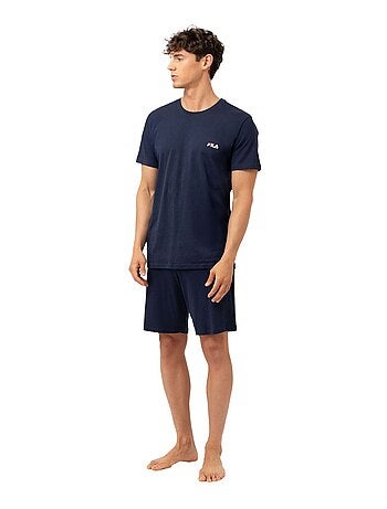 Korte katoenen jersey pyjamaset voor heren fps1194