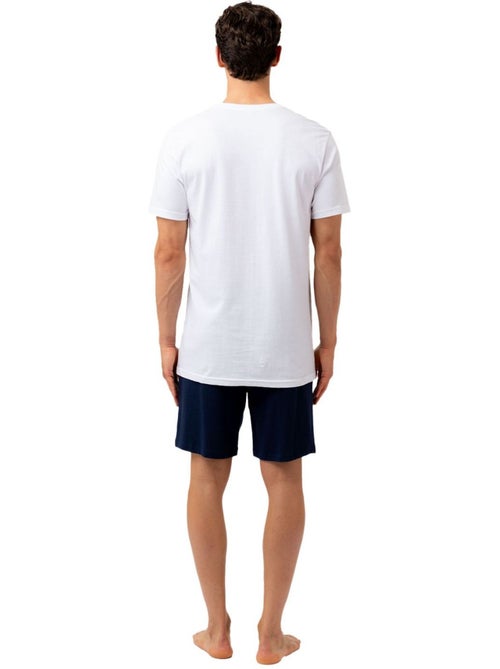 Korte katoenen jersey pyjamaset voor heren fps1194 - Kiabi Korte katoenen jersey pyjamaset voor heren fps1194 - Kiabi
