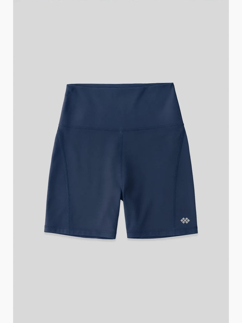 Korte legging met hoge taille tommy Marineblauw - Kiabi