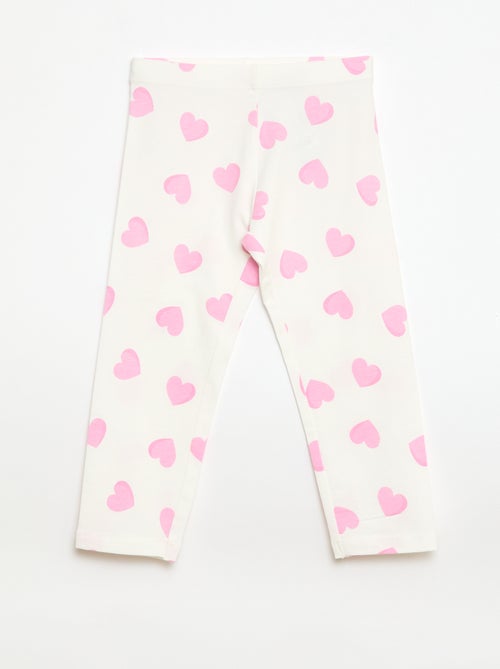 Korte legging met print - Kiabi