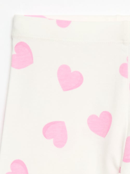 Korte legging met print - Kiabi