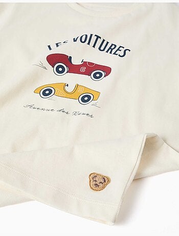 Korte mouwen pyjama met raceauto print
