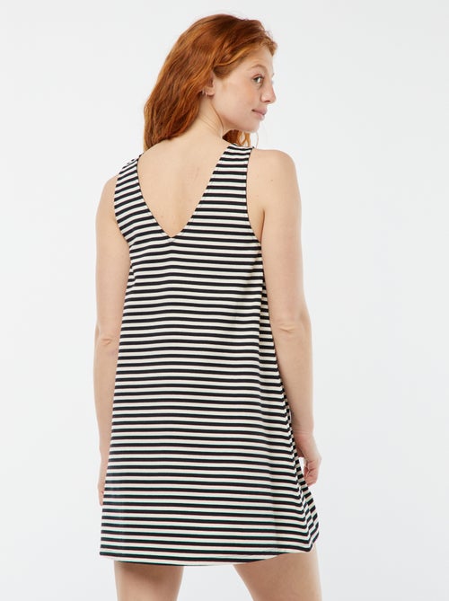 Korte mouwloze jurk - Kiabi