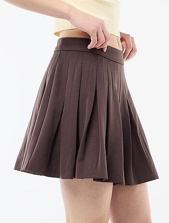 Korte plooirok