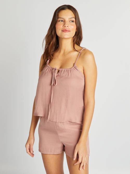 Korte pyjama - Singlet + short - 2-delig - Kiabi