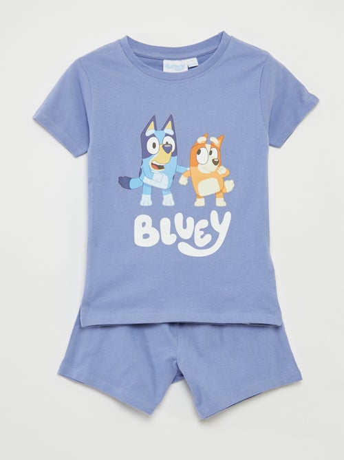 Korte pyjama - T-shirt + short 'Bluey' - 2-delig - Kiabi