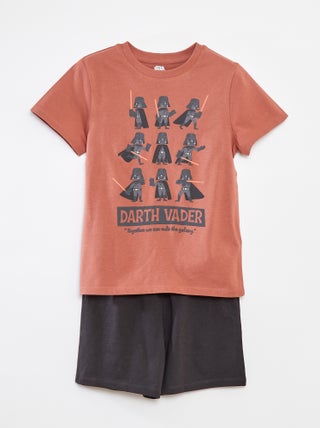 Korte pyjama - T-shirt + short 'Star Wars' - 2-delig