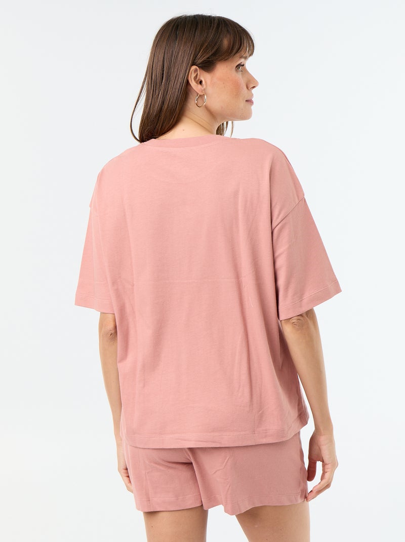 Korte pyjama 'De Leeuwenkoning' - 2-delig Rose - Kiabi