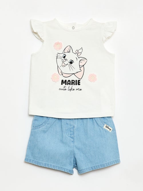 Korte pyjama 'Disney' 'Marie' - 2-delig - Kiabi