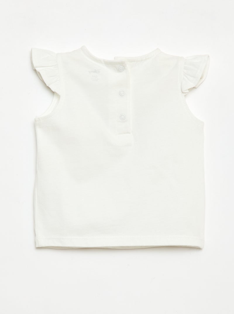 Korte pyjama 'Disney' 'Marie' - 2-delig Wit - Kiabi