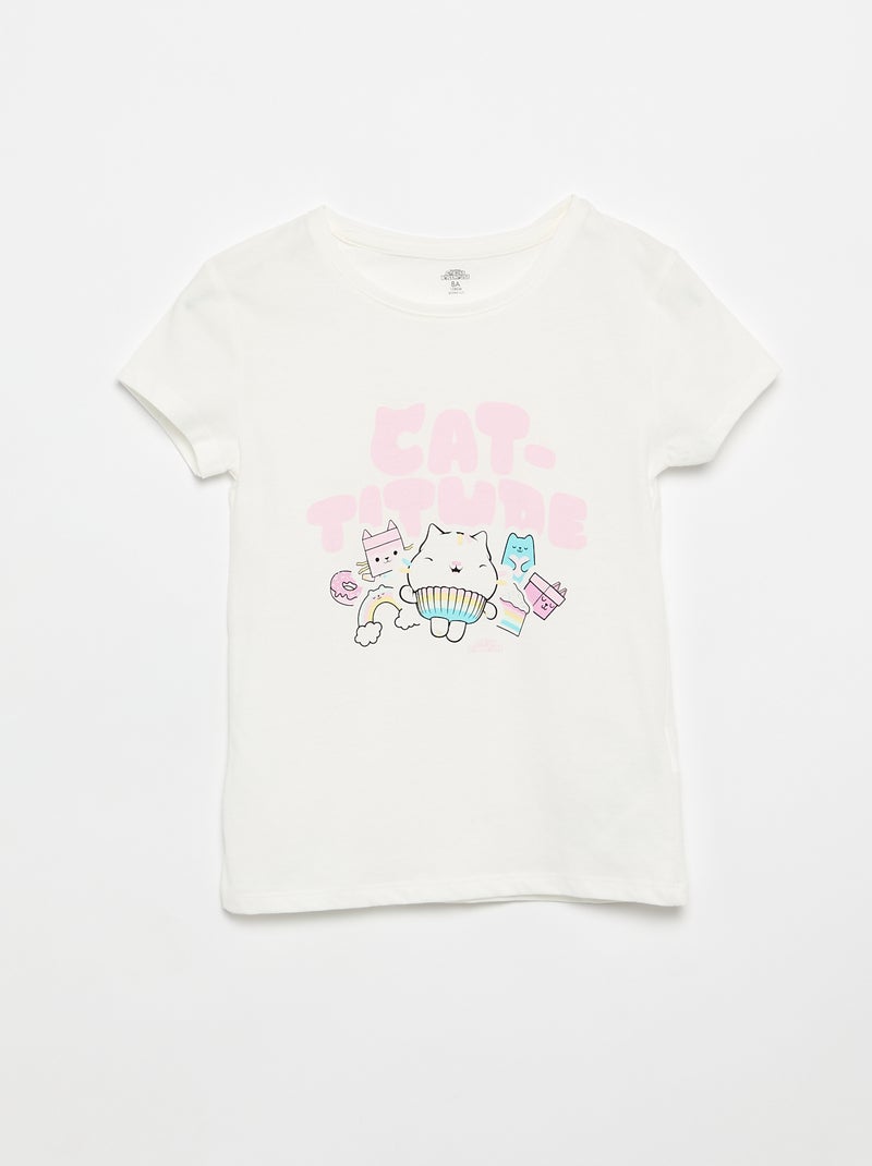 Korte pyjama 'Gabby en het Magische Huis' - 2-delig Wit - Kiabi